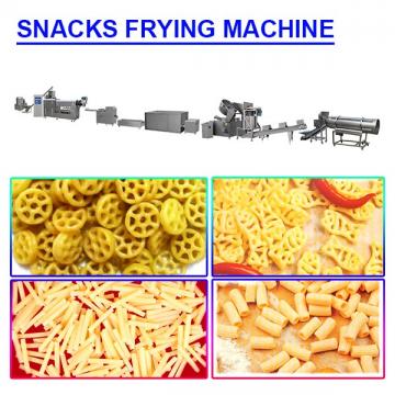 83kw automatically snacks frying machine with operation flexible