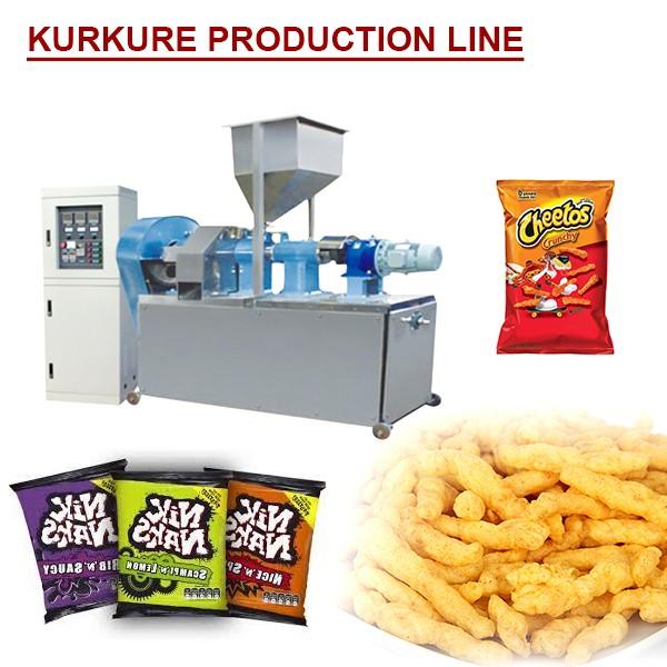 20.5kw Staines Steel Kurkure Production Line With Corn Flour As Raw Materials #1 image