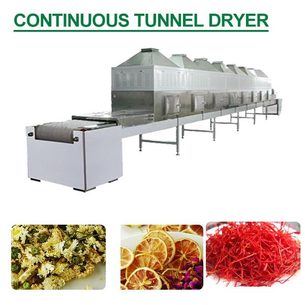 ISO9001 Certification 220-600V Continuous Tunnel Dryer For Chinese Herbal Medicine #1 image